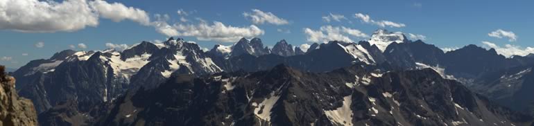 photo gigapixel, Montagne, Galibier Barre des Écrins