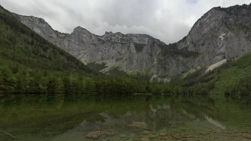 photo gigapixel, Montagne, Hinterer Langbathsee