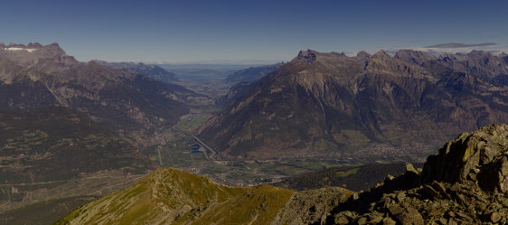 photo gigapixel, Montagne, Le&nbsp;Catogne, Vall&eacute;e&nbsp;du&nbsp;Rh&ocirc;ne