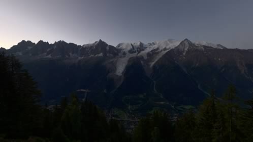 photo gigapixel, Montagne, Saléchet, Aiguille du Midi, Mont Blanc
