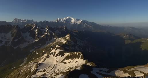 photo gigapixel, Montagne, Mont Buet Mont Blanc des dames Arête de Mortine Mont Blanc