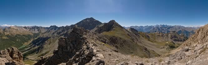 photo gigapixel, Montagne, Crête des Barres Plan Vallon