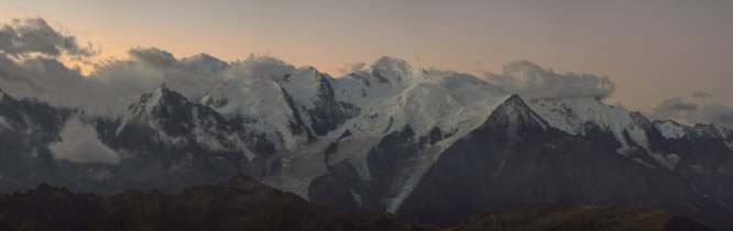 photo gigapixel, Montagne, Tête de Moëde, Mont Blanc