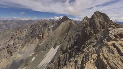 photo gigapixel, Montagne, Pointe d'Aval ou de Chauvet, Aiguille de Chambeyron