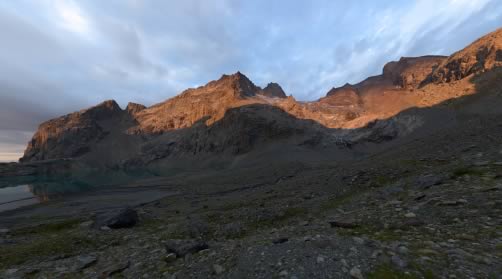 photo gigapixel, Montagne, lac de l'Eychauda
